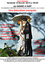 « Une éducation manquée » d'Emmanuel Chabrier mise en scène : Elfriede John avec Nina D'Angiolella, Lorianne Cherpillod, Samuel Hasler, Sona Igityan, piano